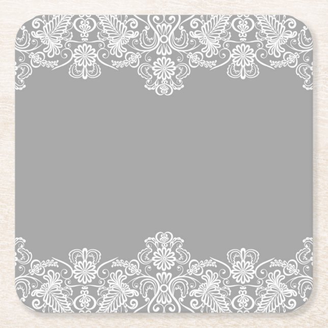 Dessous De Verre Carré Carte mariage (Devant)