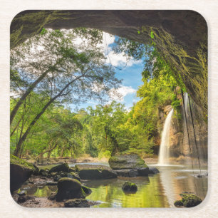 Dessous De Verre Carré Cascade de Haew Suwat