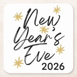 Dessous De Verre Carré Celebration Stars New Year's Eve Party