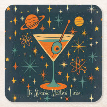C'est l'heure du Martini Atomique Étoiles Cosmique