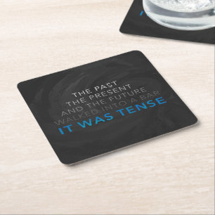 Dessous De Verre Carré C'Était Tense