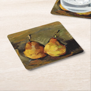 Dessous De Verre Carré Cezanne - Deux poires