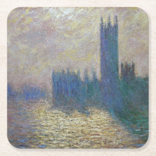 Dessous De Verre Carré Chambres du Parlement (Londres), Monet
