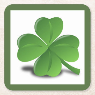 DESSOUS DE VERRE CARRÉ CHANCE DES IRLANDAIS