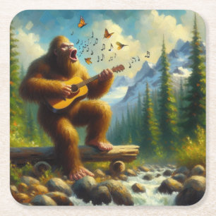 Dessous De Verre Carré Chant Bigfoot