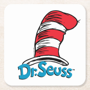Dessous De Verre Carré Chapeau Logo Dr. Seuss