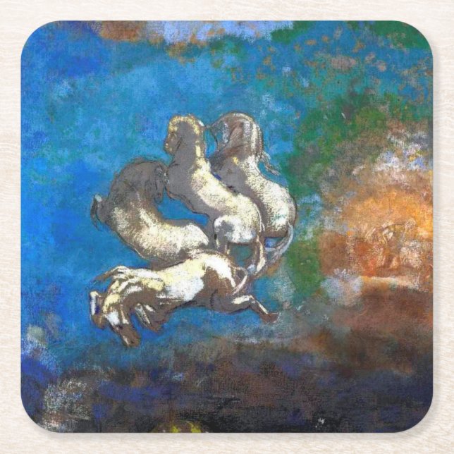 Dessous De Verre Carré Chariot d'Apollon, Redon (Devant)