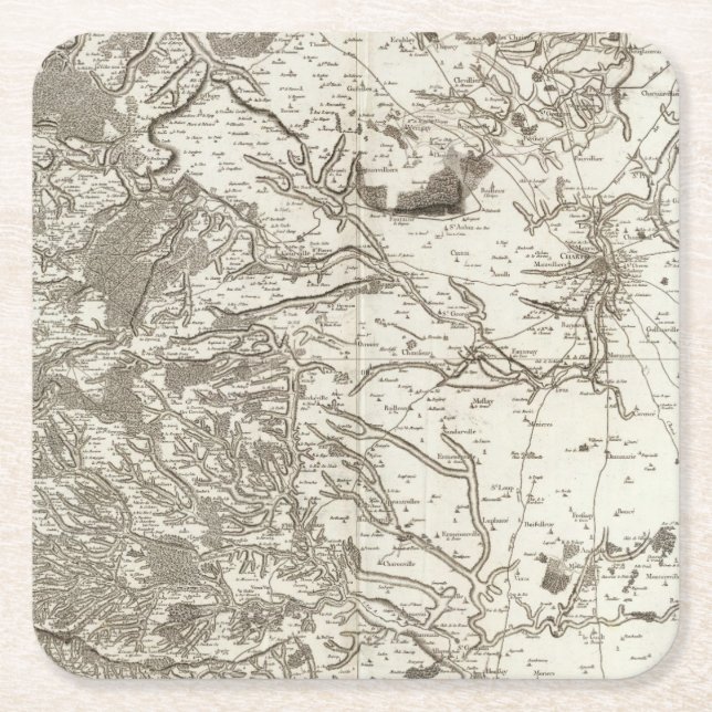 Dessous De Verre Carré Chartres (Devant)