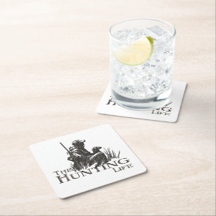 Dessous De Verre Carré Chasse