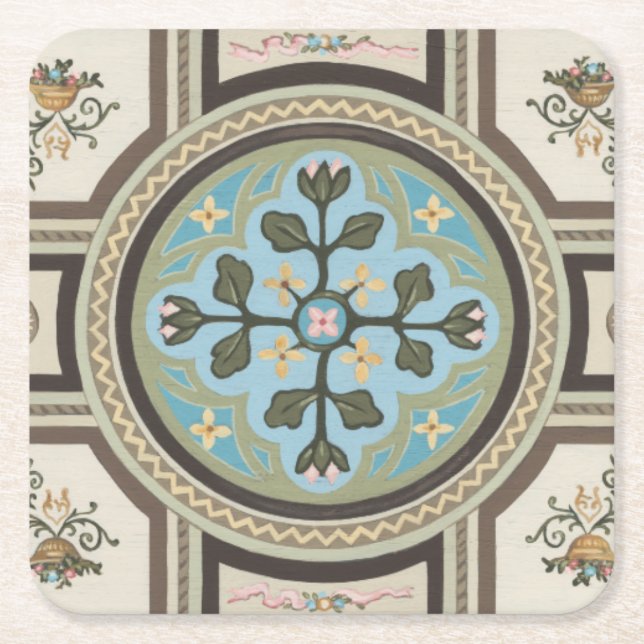 Dessous De Verre Carré Chateau Panel II (Devant)