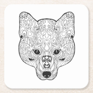 Dessous De Verre Carré Chef inspiré de Fox