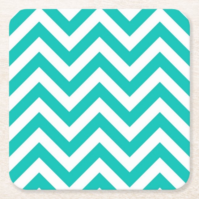 Dessous De Verre Carré Chevron Zig Zag (Devant)