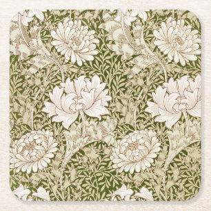 Dessous De Verre Carré Chrysanthemum Gold, William Morris