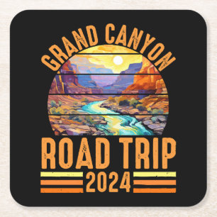 Dessous De Verre Carré Circuit Grand Canyon National Park 2024