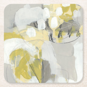 Dessous De Verre Carré Citron