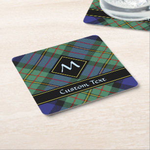 Dessous De Verre Carré Clan MacLaren Tartan