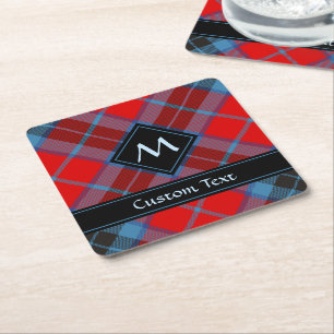 Dessous De Verre Carré Clan MacTavish Tartan