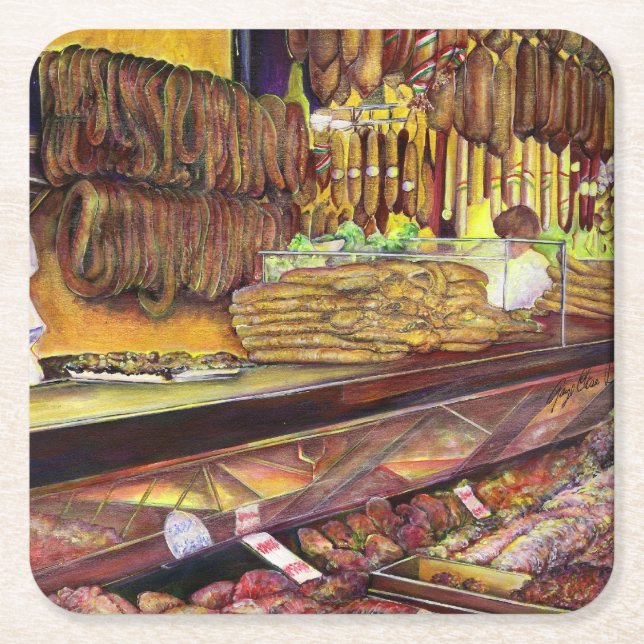 Dessous De Verre Carré Cochon, Budapest (Devant)