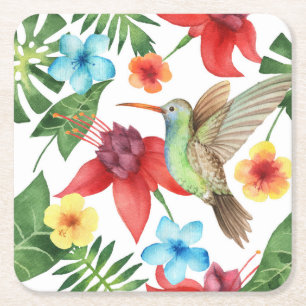 Dessous De Verre Carré Colibri 2