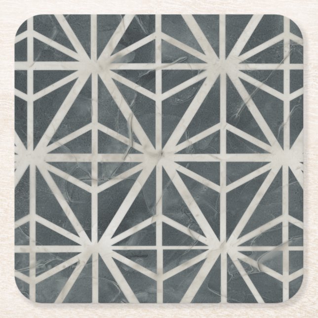 Dessous De Verre Carré Collection de carreaux neutres (Devant)
