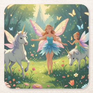 Dessous De Verre Carré Collection Fairy Wonderland