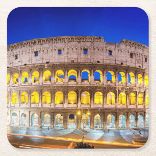 Dessous De Verre Carré Colosseum Romanum par Orarium