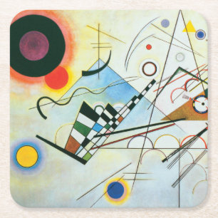Dessous De Verre Carré Composition VIII par Wassily Kandinsky
