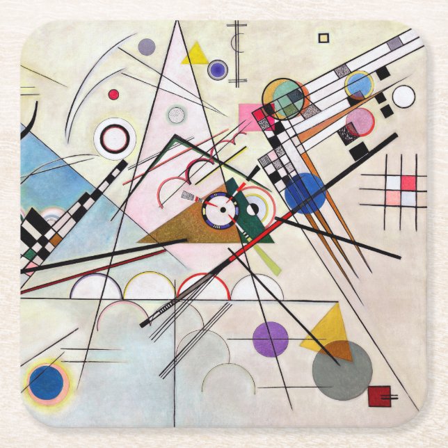 Dessous De Verre Carré Composition VIII, Wassili Kandinsky (Devant)