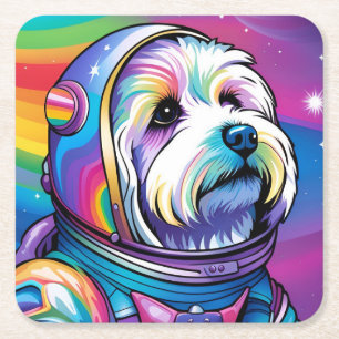 Dessous De Verre Carré Conception Astro-Pup - Dessous de verre