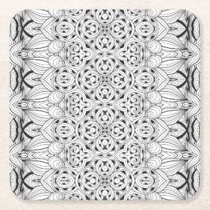 Dessous De Verre Carré Conception tribale