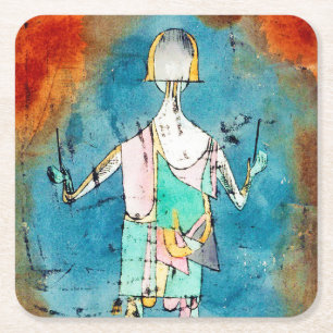 Dessous De Verre Carré Conducteur de musique (Joueur), Klee