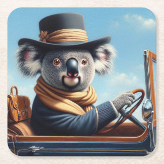 Dessous De Verre Carré Conduite de Koala