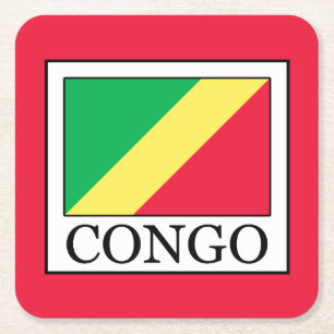 Dessous De Verre Carré Congo