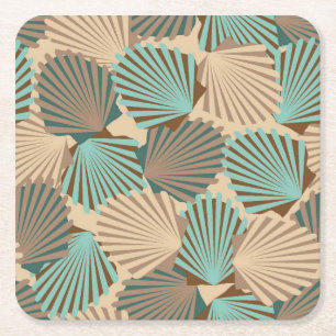 Dessous De Verre Carré Coquillages