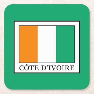 Dessous De Verre Carré Côte d'Ivoire