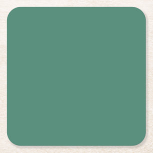 Dessous De Verre Carré Couleur unie vert monet