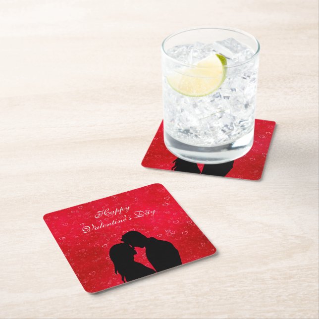 Dessous De Verre Carré Couple amoureux (En situation)