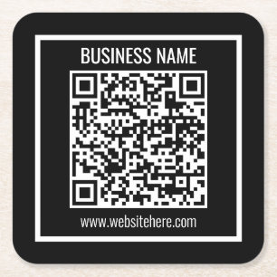 Dessous De Verre Carré Créer un code QR moderne instantanément