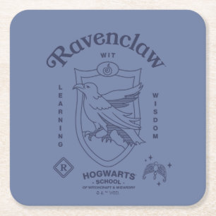 Dessous De Verre Carré CRÊTE DE SAGESSE RAVENCLAW™ Wit Learning