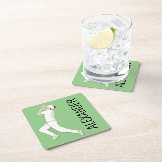 Dessous De Verre Carré Cricket (En situation)
