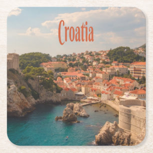 Dessous De Verre Carré Croatie Europe du Sud-Est Zagreb