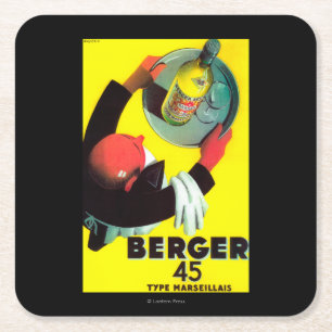 Dessous De Verre Carré Cru PosterEurope de Berger 45