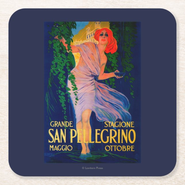 Dessous De Verre Carré Cru PosterEurope de San Pellegrino (Devant)
