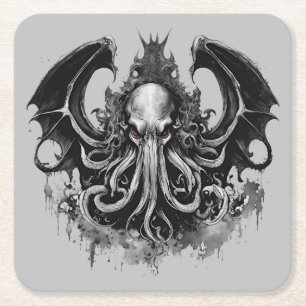 Dessous De Verre Carré Cthulhu