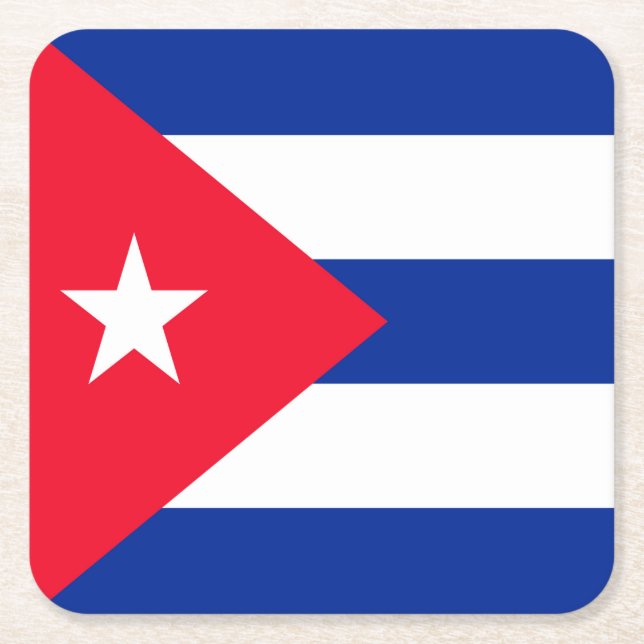 Dessous De Verre Carré Cuba (Devant)