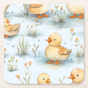 Dessous De Verre Carré Cute Little Motif