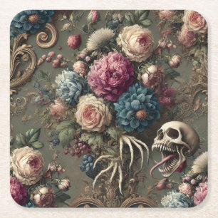 Dessous De Verre Carré Cynique du dimanche – Gothique victorien