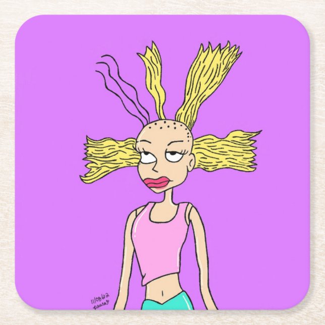 Dessous De Verre Carré Cynthia - Rugrats (Devant)