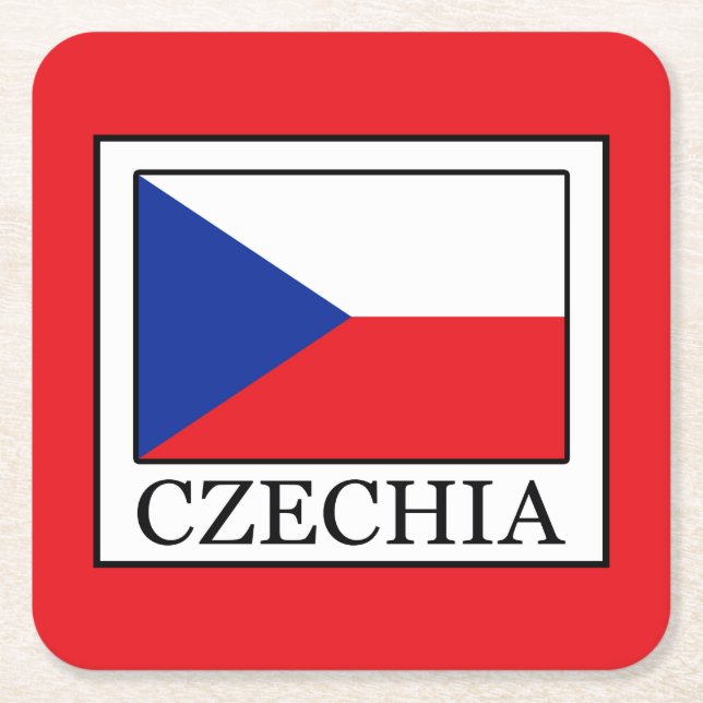 Dessous De Verre Carré Czechia (Devant)