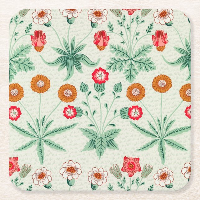 Dessous De Verre Carré Daisy, William Morris (Devant)